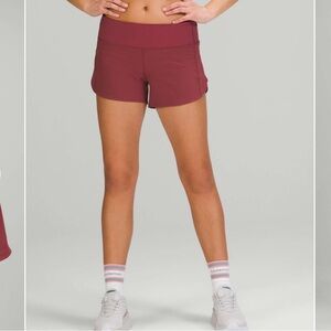 Lululemon Speed-Up 4” Shorts Mulled Wine 6
